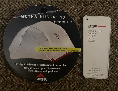Msr mutha hubba - msr, 3-person